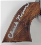 Chuck Norris Autographed Replica Colt Calvary 1873 Revolver Prop