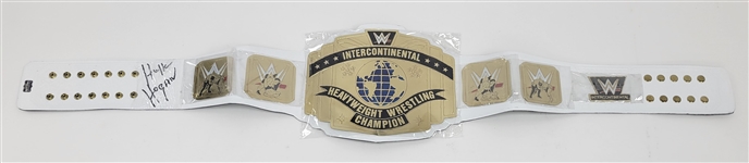 Hulk Hogan Autographed Full Size Replica WWE Belt