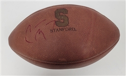 Christian McCaffrey Autographed Stanford Football Beckett