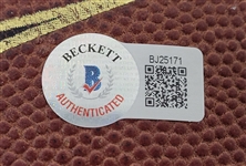 Christian McCaffrey Autographed Stanford Football Beckett