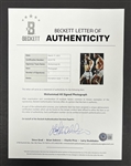 Muhammad Ali Autographed & Inscribed 8x10 Photo w/ Beckett LOA