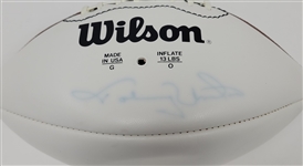 Johnny Unitas 75th Anniversary Season Autographed Football w/ Beckett LOA 