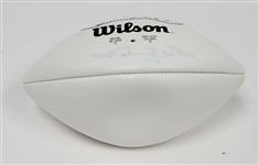 Johnny Unitas 75th Anniversary Season Autographed Football w/ Beckett LOA 