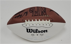 Johnny Unitas 75th Anniversary Season Autographed Football w/ Beckett LOA 