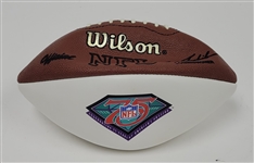 Johnny Unitas 75th Anniversary Season Autographed Football w/ Beckett LOA 