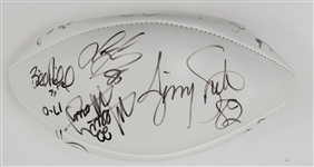 NFL Hall of Famers & Stars Autographed Football w/ Doug Flutie Beckett LOA  