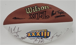 NFL Hall of Famers & Stars Autographed Football w/ Doug Flutie Beckett LOA  