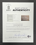 Gale Sayers Autographed & HOF Inscribed Football w/ Beckett LOA