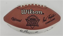 1972 Miami Dolphins Team Signed Football w/ Beckett LOA