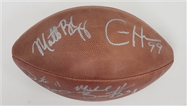 Minnesota Vikings Autographed Football - 5 Signatures w/ Randy Moss Beckett LOA