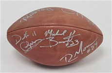 Minnesota Vikings Autographed Football - 5 Signatures w/ Randy Moss Beckett LOA