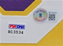 Kobe Bryant Autographed 1996-97 Mitchell & Ness Rookie Los Angeles Lakers Jersey LE #2/8 PSA/DNA & Beckett LOA