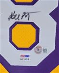 Kobe Bryant Autographed 1996-97 Mitchell & Ness Rookie Los Angeles Lakers Jersey LE #6/8 PSA/DNA & Beckett LOA