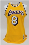 Kobe Bryant Autographed 1996-97 Mitchell & Ness Rookie Los Angeles Lakers Jersey LE #6/8 PSA/DNA & Beckett LOA