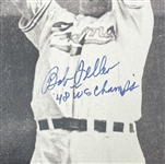 Bob Feller Autographed & Inscribed Framed 16x20 Photo w/ Beckett LOA