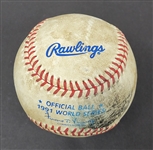 Kirby Puckett Autographed 1991 World Series Game 6 Game Used Baseball w/ Beckett LOA & Provenance