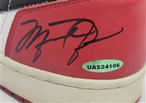 Michael Jordan Autographed 1994 Size 13 Air Jordan Nike Shoes UDA