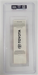 Robert Horry Autographed 2000 NBA Finals Game 7 Full Ticket Encapsulated by PSA/DNA