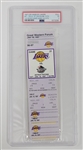 1997 LA Lakers Jan. 18th Game Full Ticket PSA 5 *1 of 2 Kobe Rookie Games w/ 21 Pts*