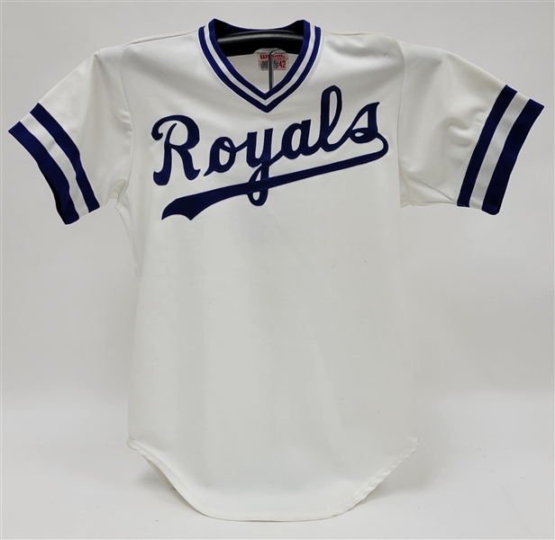 1983 George Brett Kansas City Royals Game Model Jersey Acquired Directly From Wilson Rep