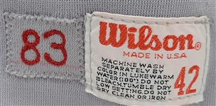 1983 Johnny Bench Cincinnati Reds Game Model Jersey Acquired Directly From Wilson Rep