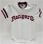 1983 Mickey Rivers Texas Rangers Game Model Jersey Acquired Directly From Wilson Rep