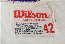 1983 Mickey Rivers Texas Rangers Game Model Jersey Acquired Directly From Wilson Rep