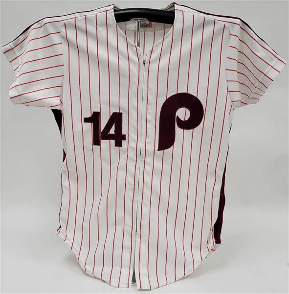 1983 Pete Rose Philadelphia Phillies Game Model Jersey Acquired Directly From Wilson Rep