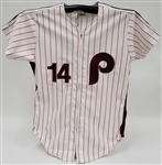 1983 Pete Rose Philadelphia Phillies Game Model Jersey Acquired Directly From Wilson Rep