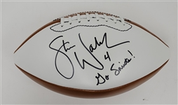 Steve Walsh Autographed & Inscribed Football