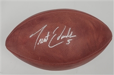 Trent Edwards Autographed "The Duke" Football PSA/DNA