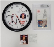 Lot of 3 Stan Musial Autographed Items