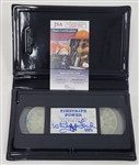 Whitey Ford Autographed Pinstripe Power VHS Tape JSA