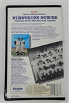 Whitey Ford Autographed Pinstripe Power VHS Tape JSA
