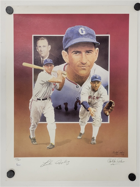 Luke Appling Autographed 16x20 Lithograph LE #729/800 JSA