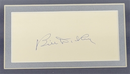 Bill Dickey Autographed & Framed Cut Signature Display JSA