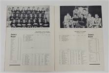 Extremely Rare Unscored 1951 NCAA Basketball Championships Program