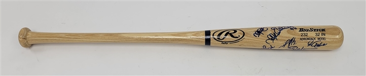 2002-03 Minnesota Twins Team Signed Bat w/ 15 Signatures Beckett LOA