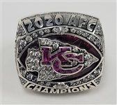 Kansas City Chiefs 2020 AFC Champions Ring w/ Box Staffer