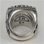 Kansas City Chiefs 2020 AFC Champions Ring w/ Box Staffer