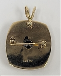 Detroit Pistons 1990 NBA Champions Ring Top Pendant - Brooch Balfour 10K Gold CZs