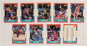 Fleer 1986-87 Basketball Card & Sticker Set w/ Michael Jordan BGS 8.5 NM-MT+ Rookie Card