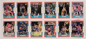Fleer 1986-87 Basketball Card & Sticker Set w/ Michael Jordan BGS 8.5 NM-MT+ Rookie Card