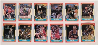 Fleer 1986-87 Basketball Card & Sticker Set w/ Michael Jordan BGS 8.5 NM-MT+ Rookie Card