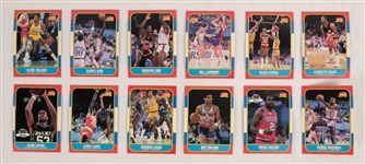 Fleer 1986-87 Basketball Card & Sticker Set w/ Michael Jordan BGS 8.5 NM-MT+ Rookie Card