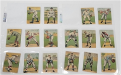1911 T201 Mecca Double Folder Baseball Card Complete Set w/ Ty Cobb