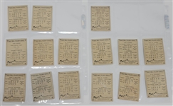 1911 T201 Mecca Double Folder Baseball Card Complete Set w/ Ty Cobb