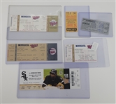 Lot of 6 Minnesota Twins No-Hitter Tickets & Ticket Stubs