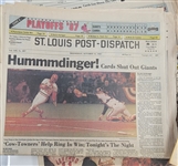 1987 Twins & Cardinals World Series Newspaper Collection
