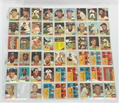 Vintage 1961 Topps Baseball Card Near Complete Set 551/598